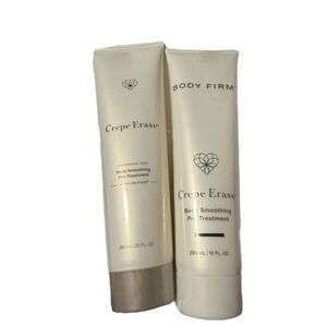 2x Crepe Erase‎ Body Smoothing Pre-Treatment Trufirm Fragrance Free 10 Oz Sealed